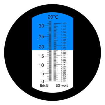 LT Bira Refraktometresi 0..32 °Brix / 1.000...1.120 Sg