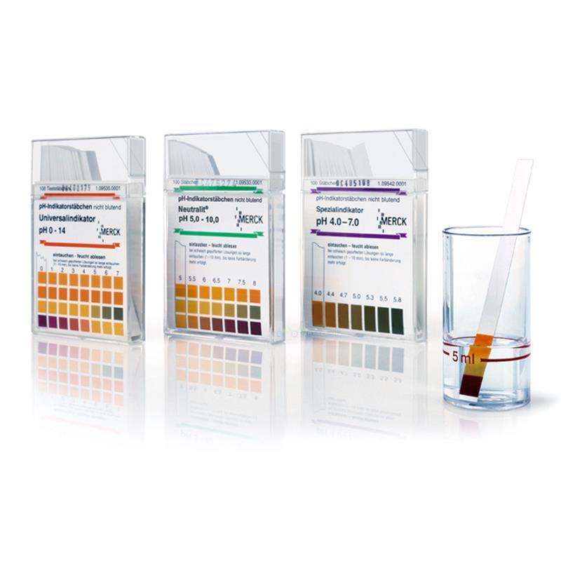 Merck 109632 pH-İndikatör Et pH Değeri Ölçer pH 5.2 - 7.2   McolorpHast™