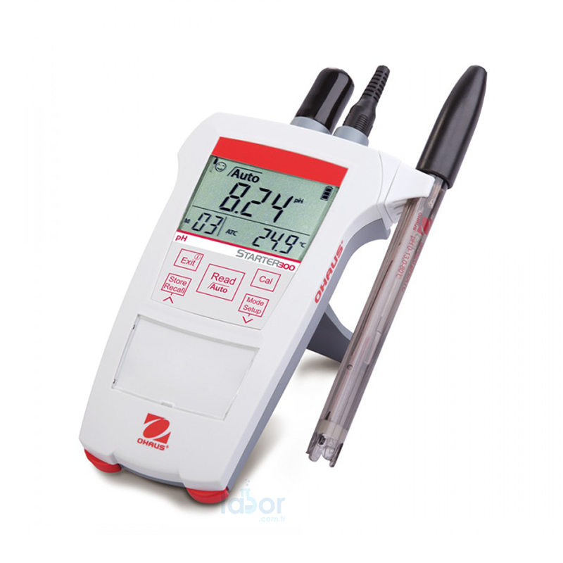 OHAUS ST 300 pH-G Portatif pH Metre  ST270 Peynir Probu ile 0.00...14.00 pH  / -1999... 1999 mV /  0... 100 °C