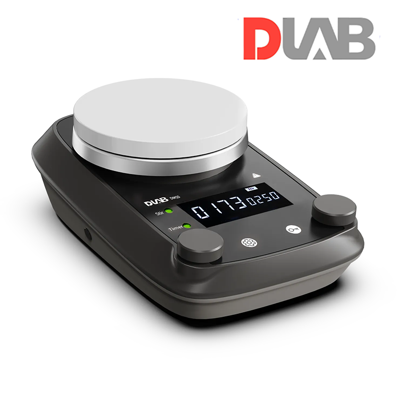 DLAB DMS5 LCD Manyetik Karıştırıcı Seramik Kaplı Alüminyum Plaka 50... 1.500 rpm / 20 L / Ø135 mm