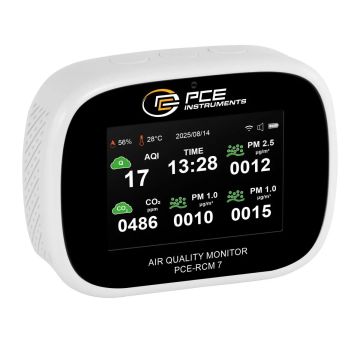 PCE RCM 7 Hava Kalitesi Ölçer / TVOC, CO2 (Karbondioksit), PM1, PM2.5, PM10, Sıcaklık ve Nem ölçümü
