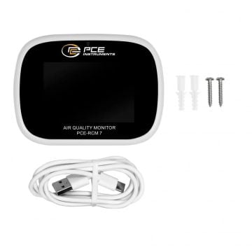 PCE RCM 7 Hava Kalitesi Ölçer / TVOC, CO2 (Karbondioksit), PM1, PM2.5, PM10, Sıcaklık ve Nem ölçümü