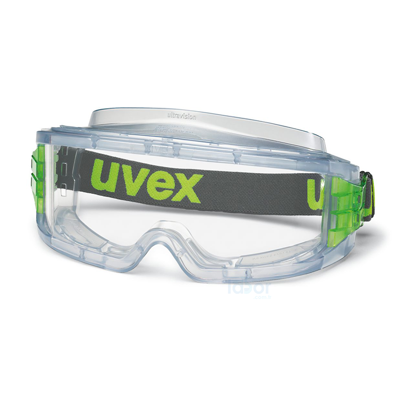 Uvex Ultravision Wide-Vision Goggle Güvenlik Gözlüğü  Kimyasallara Dirençli, Buğulanmaz