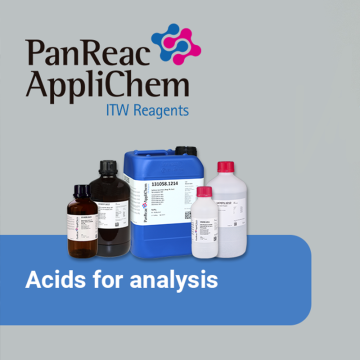 Panreac AppliChem 122703 Acetic Acid 96% for analysis Minimum assay (Acidim.): 96.0% 25 L