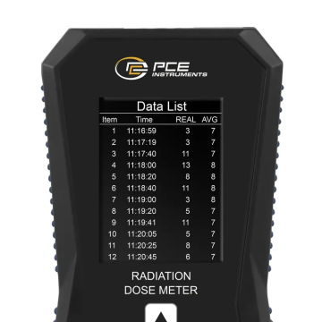 PCE RDM 10 Radyasyon Ölçer β, γ, X Işını 0.01… 99.99 µSv/h