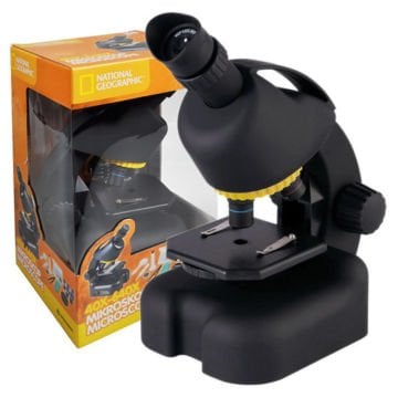 NATIONAL GEOGRAFIC Öğrenci Mikroskobu Akıllı Telefon Adaptörü ile 40–640x Microscope with smartphone adapter