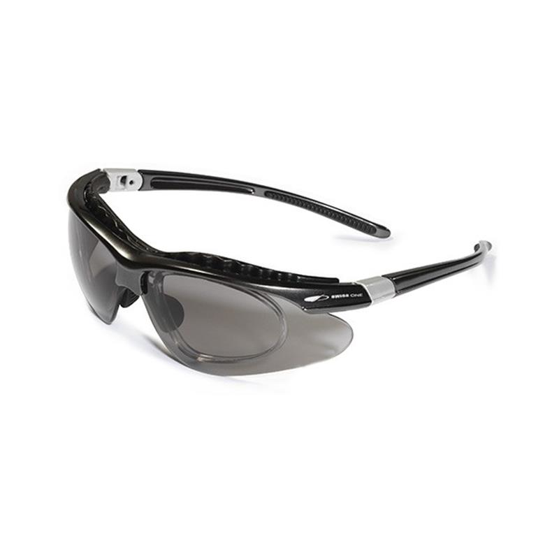 Swissone Safety Equınox Güvenlik Gözlüğü | Numaralı Gözlük Aparatı İle  (Siyah Renk)