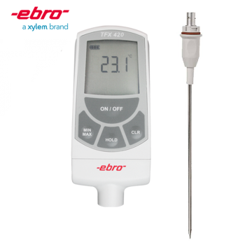 Ebro TFX 420 Hassas Termometre -50... +400 °C HACCP Onaylı TPX 200 Prob