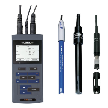 WTW ProfiLine Multi 3320 Set 2 pH, İletkenlik, DO ve İyon Ölçer SenTix 41-3, TetraCon 325-3, CellOx 325-3 ile
