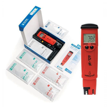 HANNA pHep®5 HI 98128 Cep Tipi pH Metre   Waterproof   -2.00... 16.00 pH / 0.01 pH