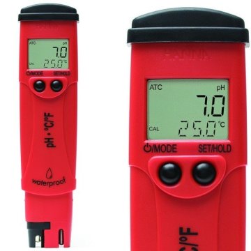 HANNA pHep®5 HI 98128 Cep Tipi pH Metre   Waterproof   -2.00... 16.00 pH / 0.01 pH