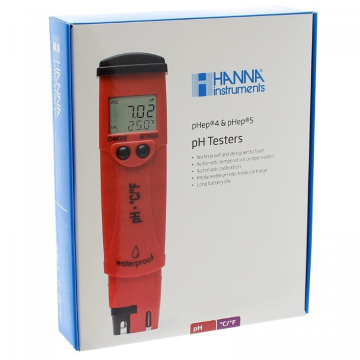 HANNA pHep®5 HI 98128 Cep Tipi pH Metre   Waterproof   -2.00... 16.00 pH / 0.01 pH