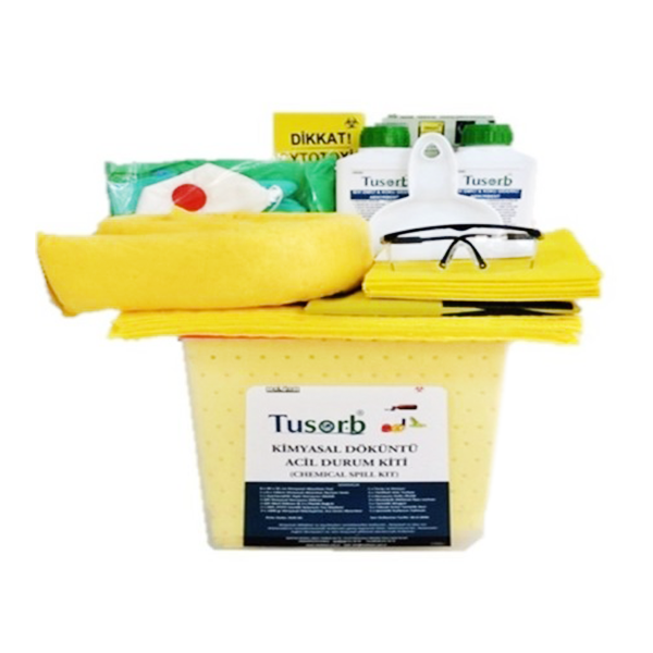 TUSORB Kimyasal Dökülme Acil Durum Kiti (Chemical Spill Kit)