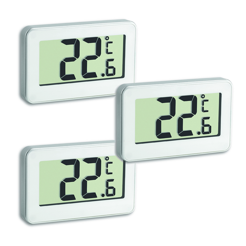 TFA 30.2028.02 Dijital Buzdolabı Termometresi  -20 °C ... +50 °C  3 Adet