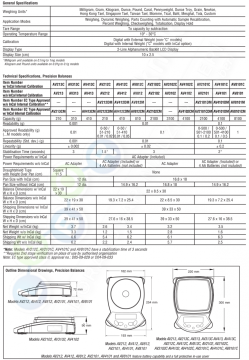 OHAUS AV4102C Hassas Terazi  4100 gr/0.01 gr