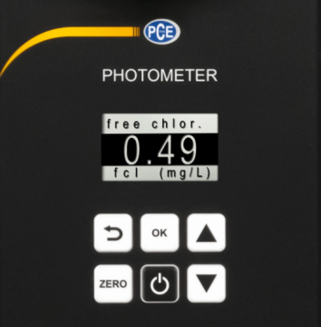 PCE CP 10  pH, Alkalinite, Klor, Siyanürik Asit Ölçer  / Bluetooth Arayüzü