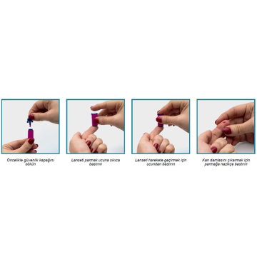 ISOLAB Lanset - Kan için Gama Steril - Tek Kullanımlık (100 Adet/Paket)