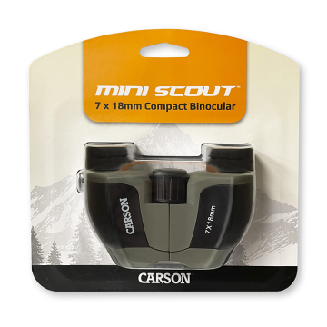 CARSON JD-710 MiniScout™ 7x18 Binoküler Ultra Kompakt Spor Dürbünü