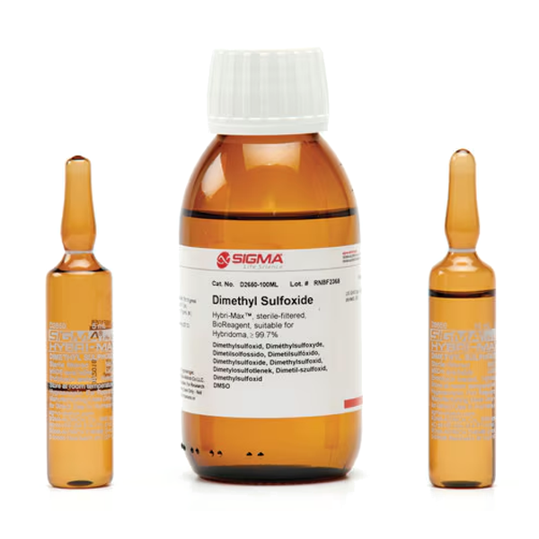 Sigma-Aldrich D2950 Dimethyl sulfoxide Hybri-Max™, sterile-filtered, BioReagent, suitable for hybridoma, ≥99.7% 5 x 5 mL