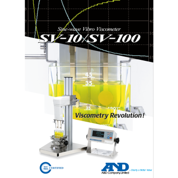 And SV-10 Sine Wave Viskozimetre 0.3 – 10.000 mPa.s (cP)