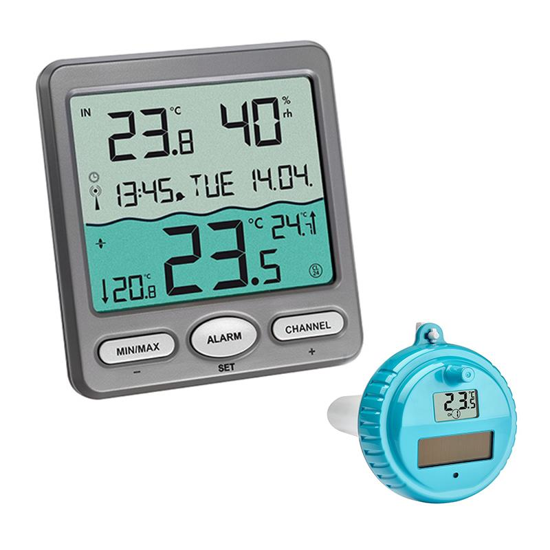 TFA 30.3056.10  Dijital Havuz Termometresi Havuz: -40…+60 °C / Dış Ortam: 0...+60 °C /  20... 99%