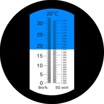 LT Bira Refraktometresi  0... 32% Brix - Yoğunluk:1.000-1.120 Sg