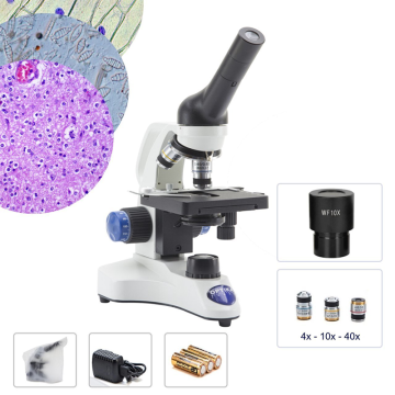 OPTIKA B-20CR Dijital Monoküler Öğrenci Mikroskobu 400X | Biyoloji mikroskop
