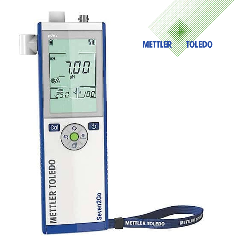 METTLER TOLEDO Seven2Go™ S2 Portatif pH Metre (Sadece Cihazdır)  -2.00... 20.00 pH