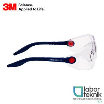 3M™ 2740 Konfor Serisi Koruyucu Güvenlik Gözlüğü AS/AF Lens (Şeffaf)