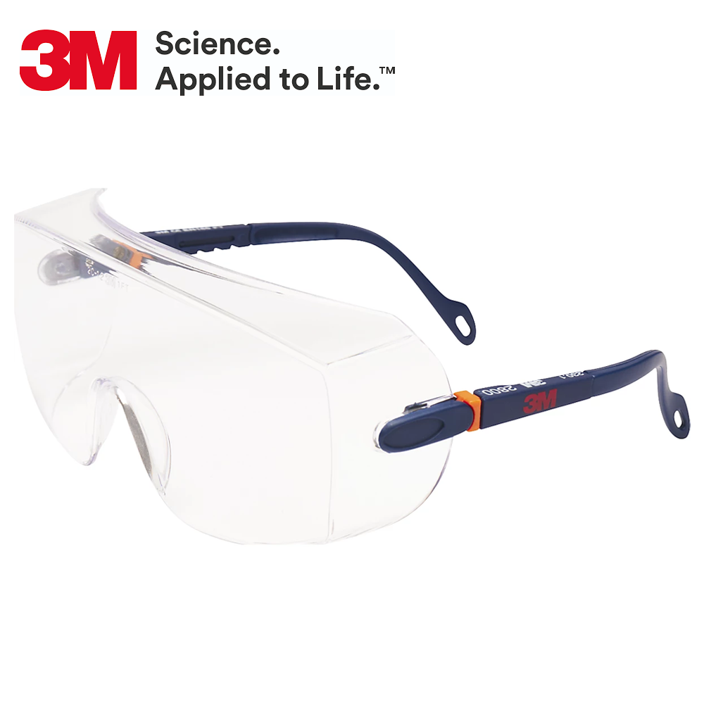 3M™ 2800 Konfor Serisi Koruyucu Gözlük Üstü Gözlük (Şeffaf)