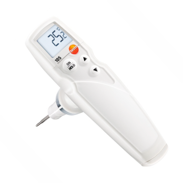 Testo 105 Saplama Tip Termometre HACCP   Su Geçirmez  -50… +275 °C  Standart Ölçüm Ucu ile