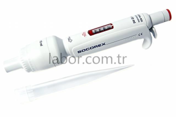 Socorex Acura® manual 835  0,5-5 ml Ayarlanabilir Macro Otomatik Pipet
