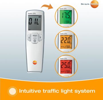 Testo 270 Kızartma Yağı Ölçüm Cihazı %0.5... %40.0 TPM / -40… +150 °C