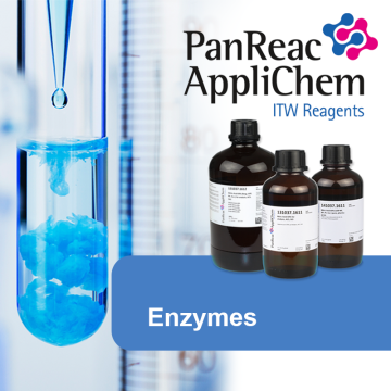 PanReac AppliChem A4148 Trypsin 1 : 250 from porcine pancreas Chymotrypsin Assay (ATEE): min. 40 USP U/mg 100 gr