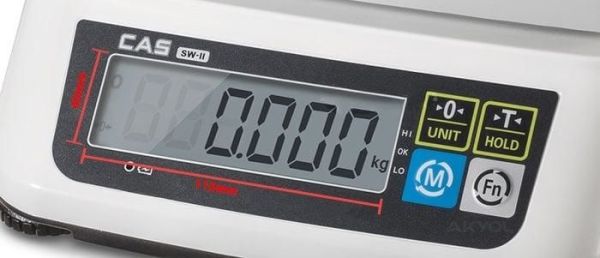 CAS SW II Dijital Hassas Terazi (30kg / 1gr)