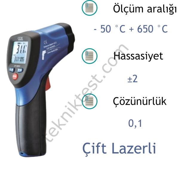 Cem DT-8862 Infrared Termometre