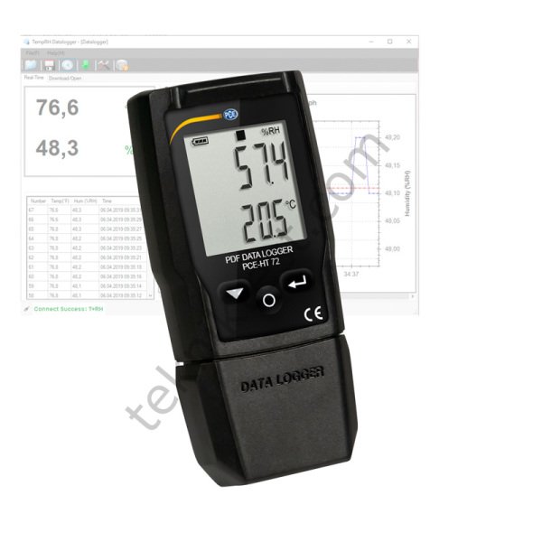 PCE-HT 72 Sıcaklık Ve Nem Kayıt Cihazı Data Logger