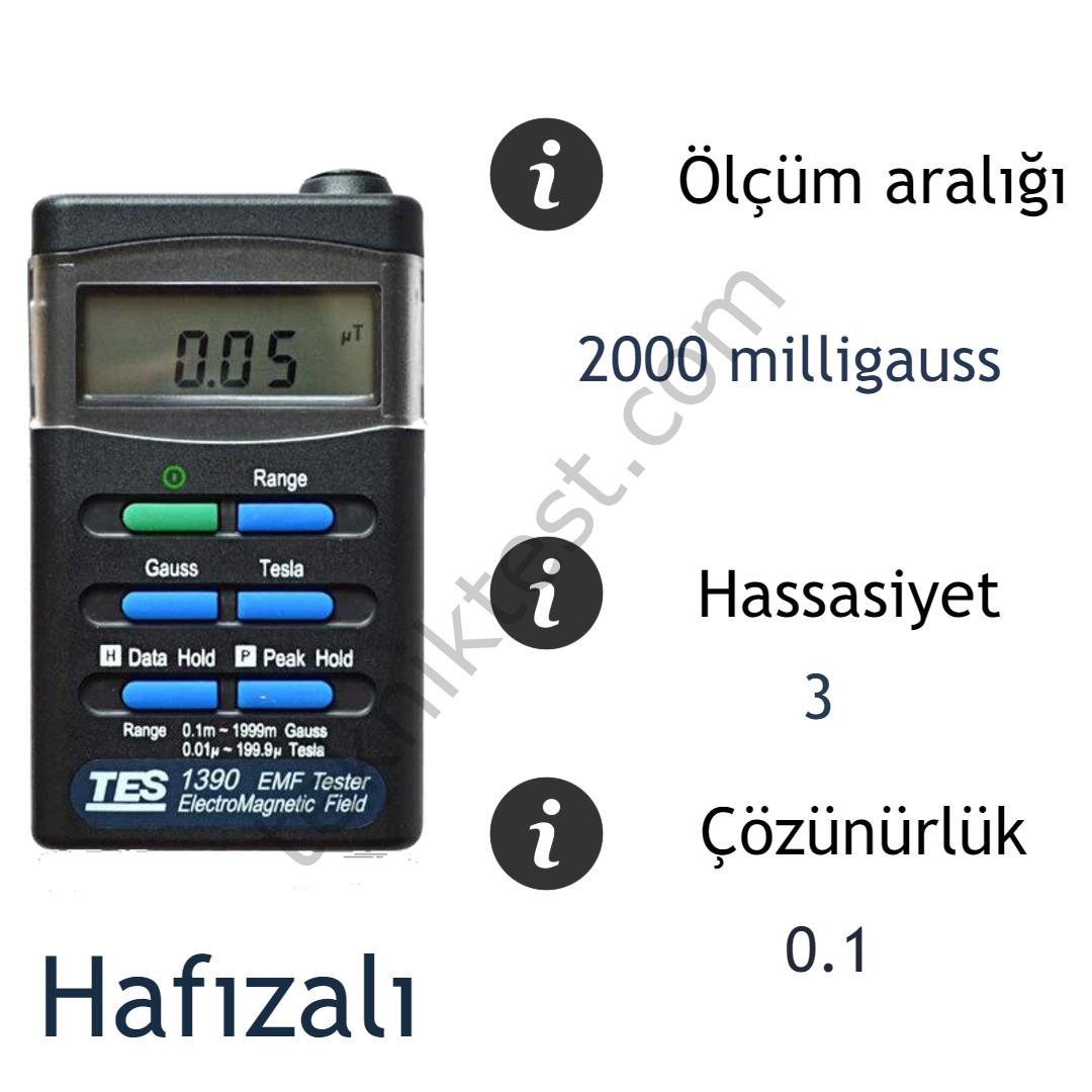 Tes 1392 Gaussmetre