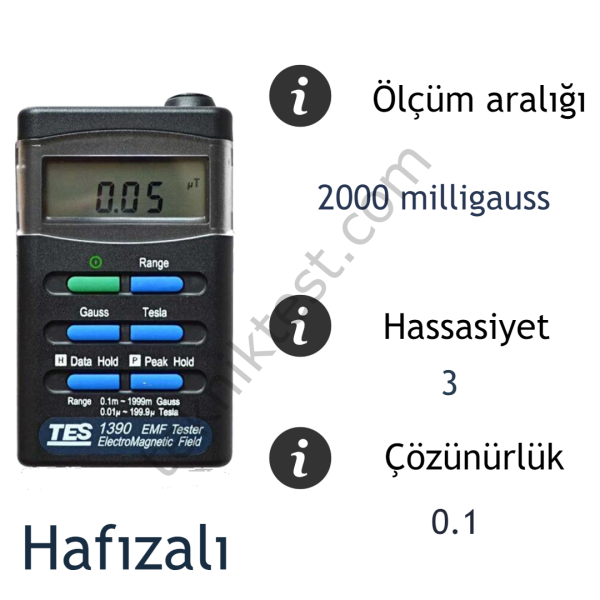 Tes 1392 Gaussmetre