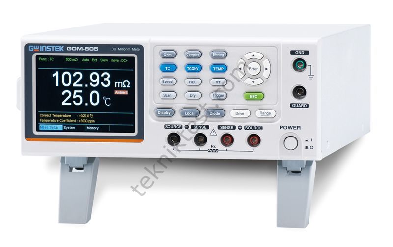 GW Instek GOM-804 with OPT.01 GPIB  (CE) Miliohmmetre