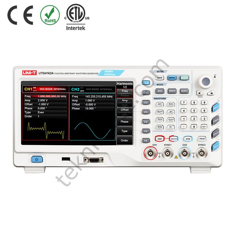 Uni-t UTG4162A Fonksiyon/Arbitrary Waveform Üreteci