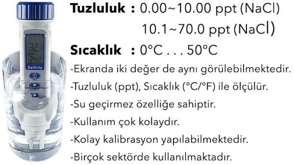 AZ 8371 Dijital Tuzluluk Ölçer