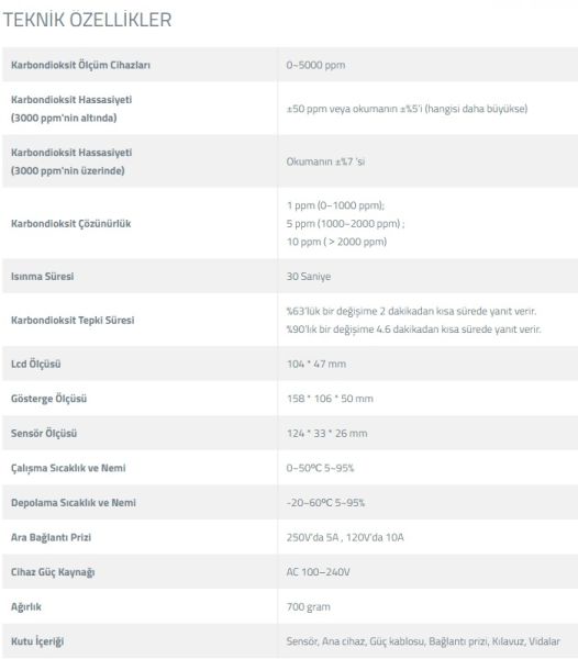 AZ 7530 Sera ve Ortam Karbondioksit Kontrol Cihazı