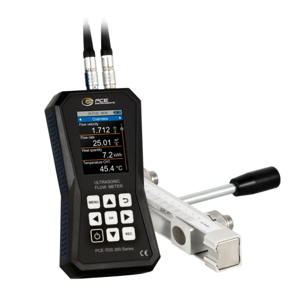 PCE-TDS 200 SR Ultrasonik Debimetre ISO Kalibrasyon Sertifikalı