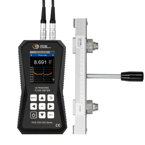 PCE-TDS 200 SR Ultrasonik Debimetre ISO Kalibrasyon Sertifikalı