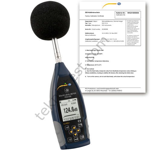 PCE-430-EKIT Ses Seviyesi Ölçüm Cihazı Kiti