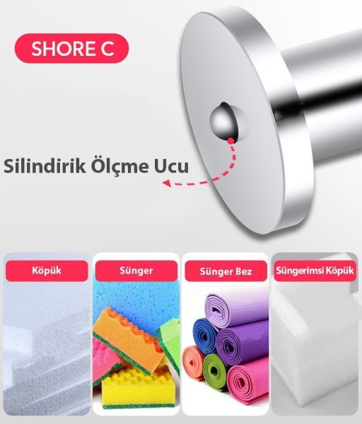 Loyka Dijital Shoremetre - Shore C (Süngerimsi Malzeme İçin)