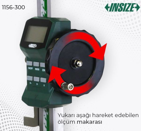 İnsize 1156-300 Makaralı Dijital Mihengir