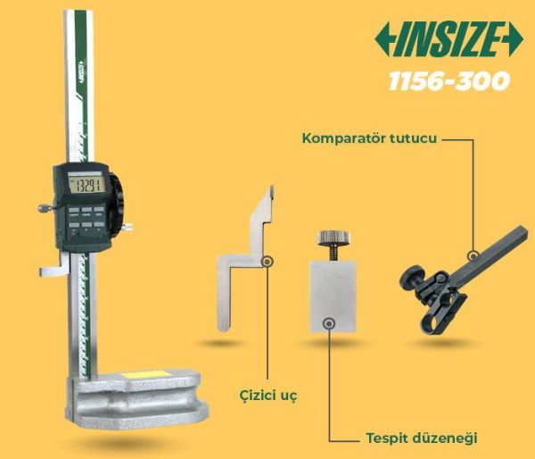 İnsize 1156-300 Makaralı Dijital Mihengir