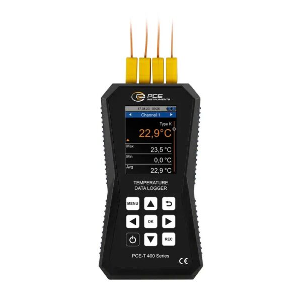 PCE-T 420 4 Kanallı Yüksek Hassasiyetli Termometre Datalogger